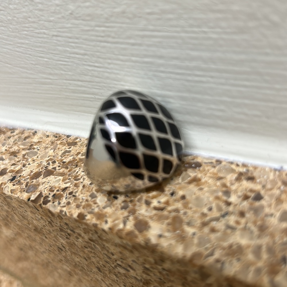 Huge Sterling Silver ‘Dome’ Ring. Substantial Rin… - image 1